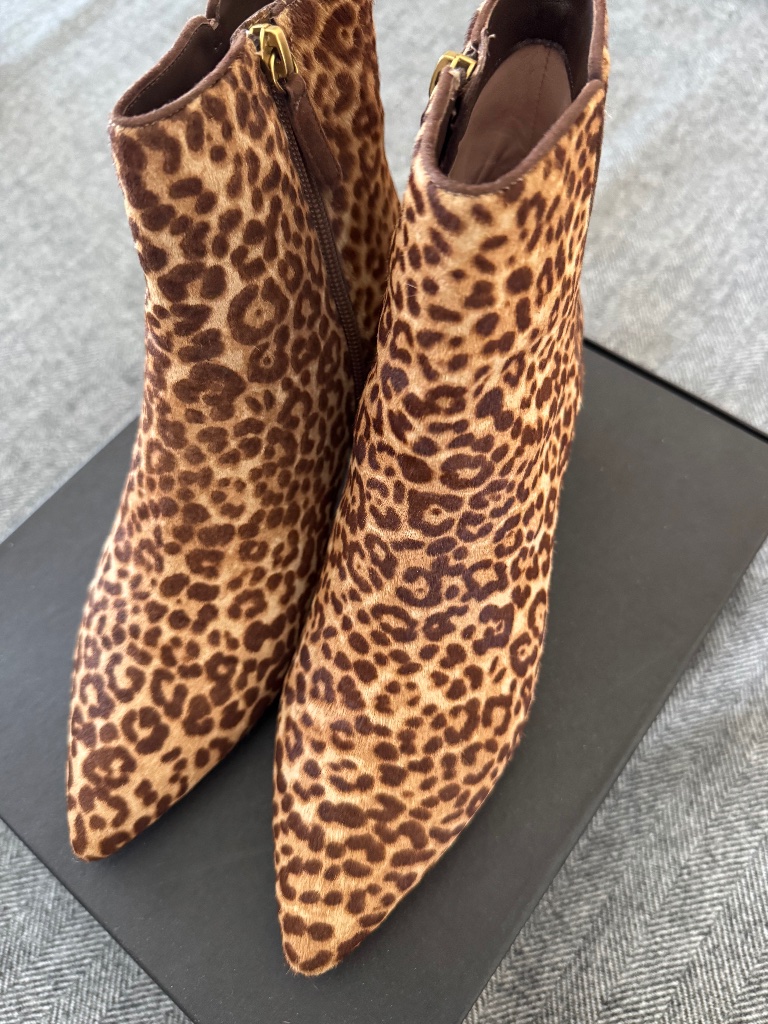 Jcrew, Hair On Hide (Printed Cowhide), Fiona Boot, In Dusty Mink